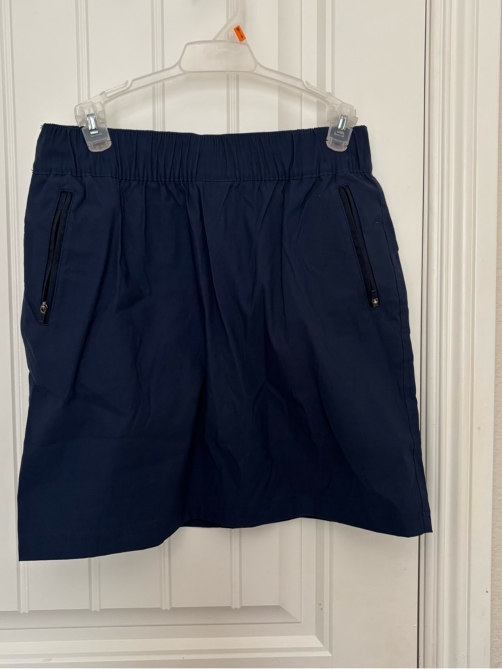 Eddie Bauer Navy Athletic Skorts with Zip Pockets